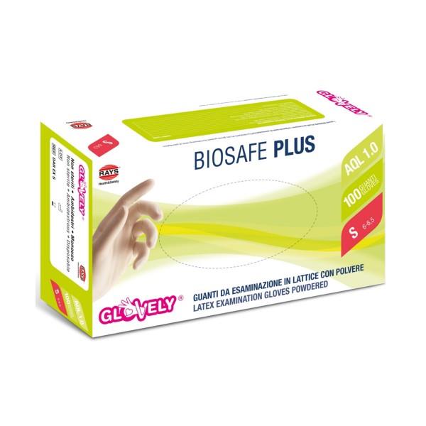 HIFUNFUN Guanti in lattice con polvere Biosafe Plus